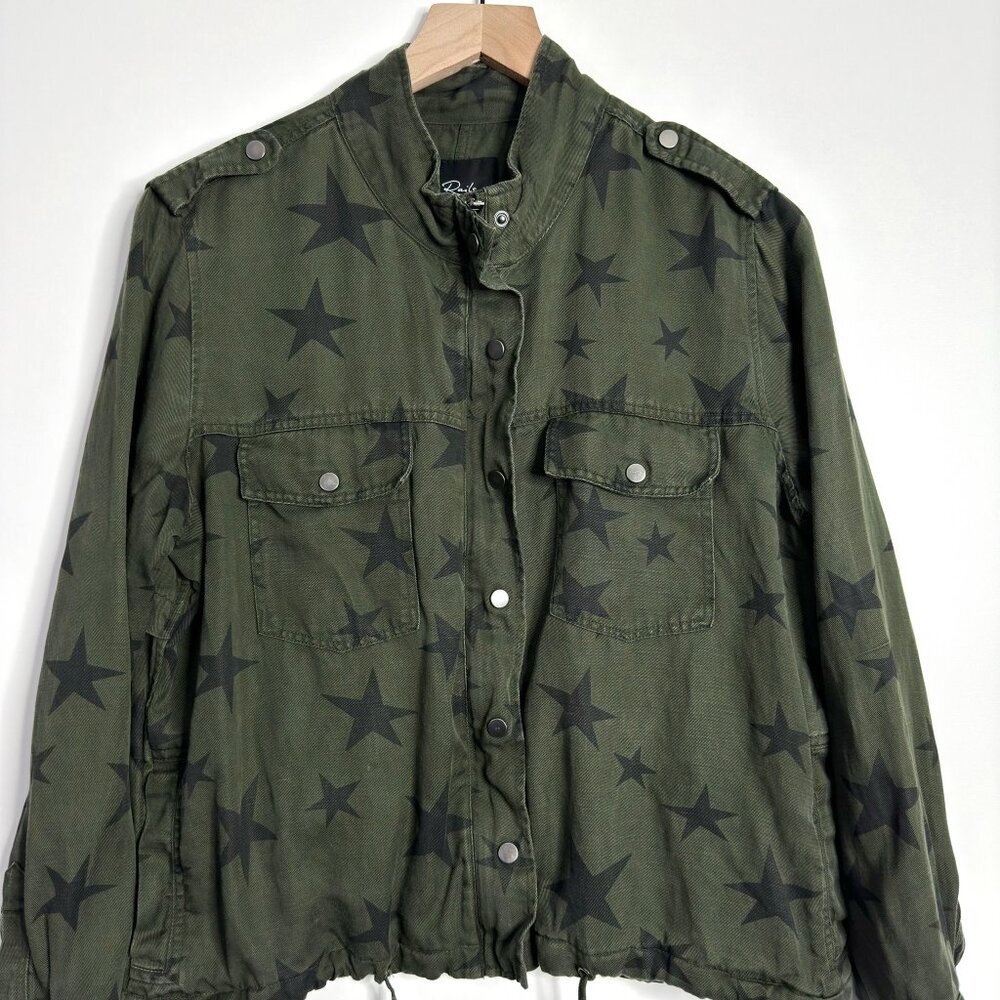 Rails Collins Jacket Sage With Black Stars - image 2